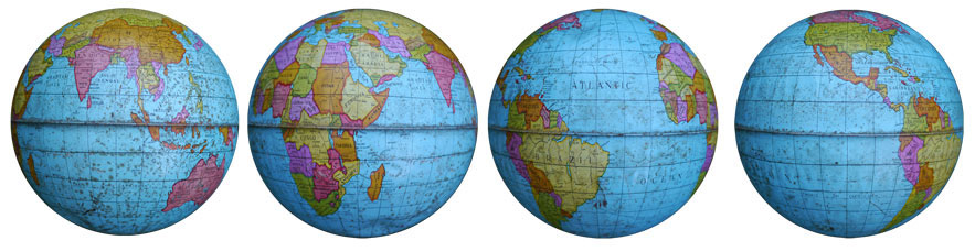 First World Piece all hemispheres